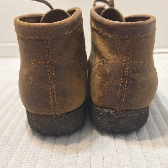 Clark\'s Originals Wallabee Men Sz 9M Leather Chukka Boots Brown